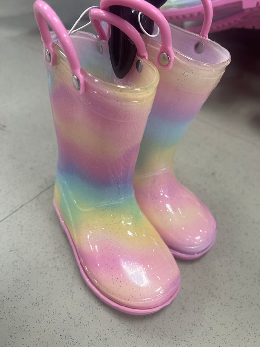Rainbow High-cut Boot Pink
