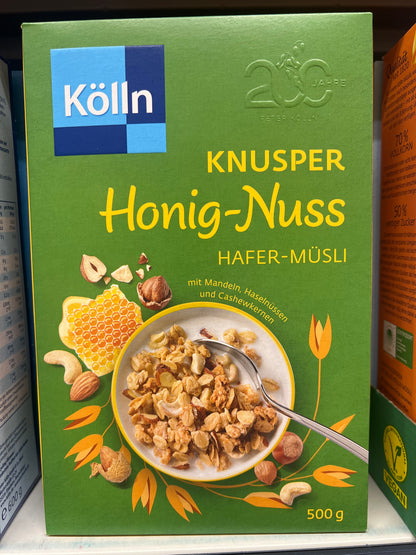 Kölln Knusper Musli - Honey Nuts 500g
