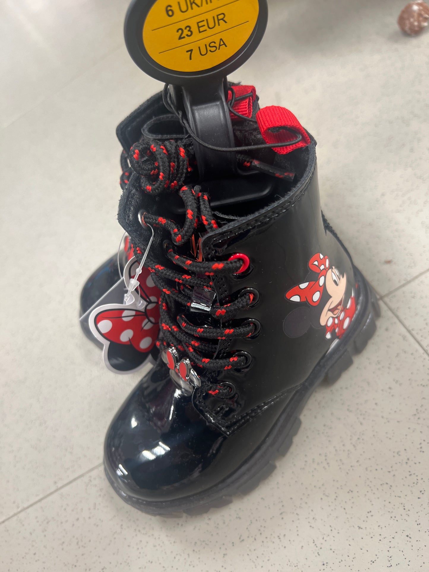 Minnie Mouse high-cut Boot Black