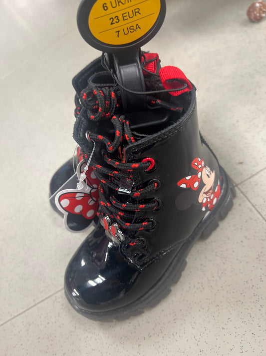 Minnie Mouse high-cut Boot Black