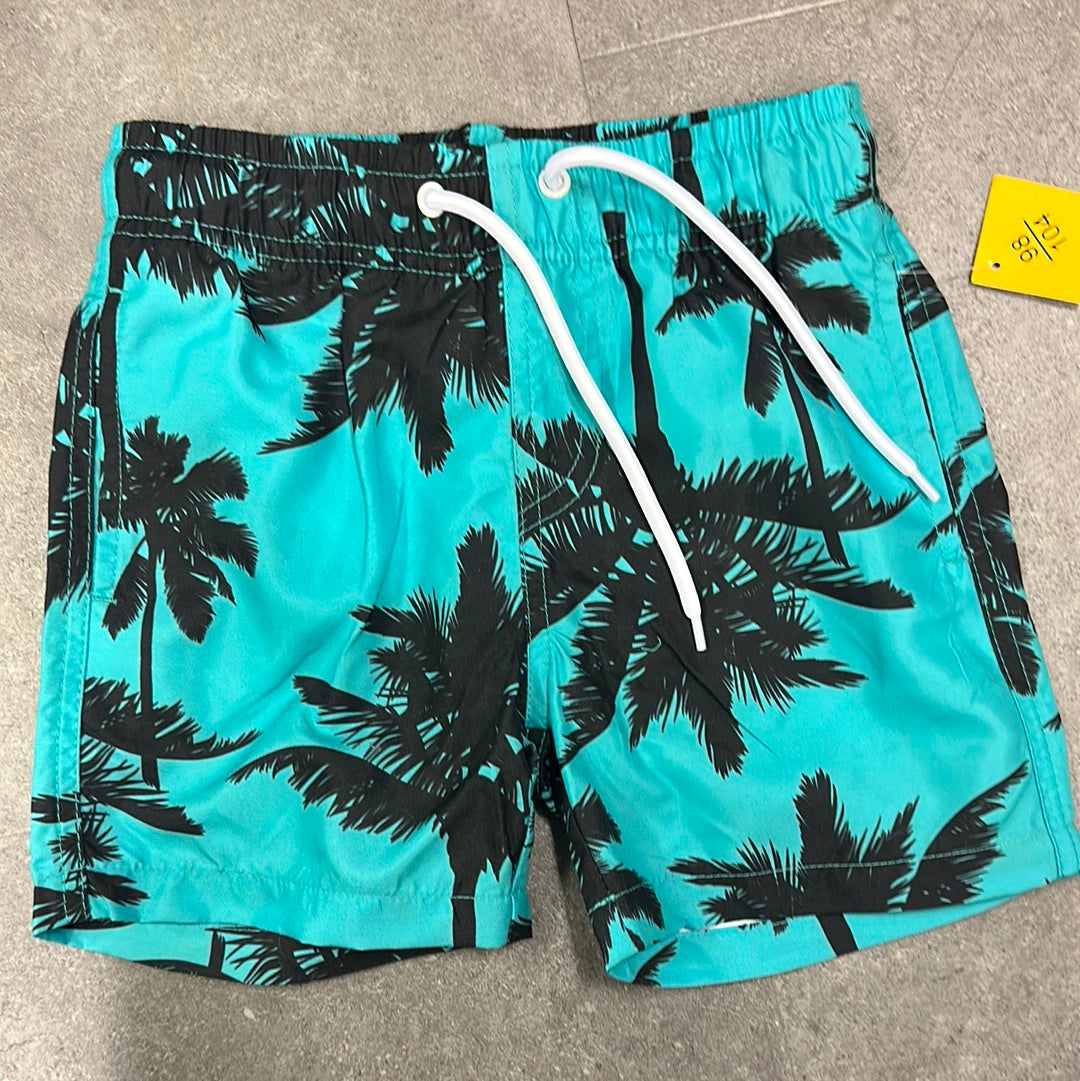 SwimWear Tropical Green 100% Polyester w/ Pocket