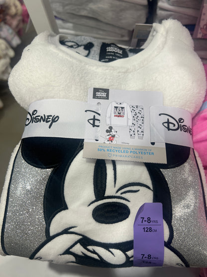Mickey Mouse Black & White Pajamas