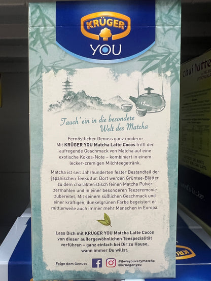 KRUGER Matcha Latte (Coconut) 10x25g