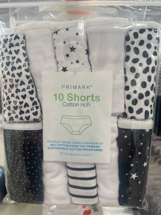 Panties Primark mixed Black 10’s