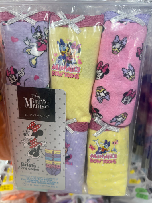 Panties Minnie Mouse 6’s