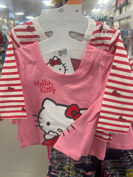 Hello Kitty Long Sleeves T Baby 2pcs