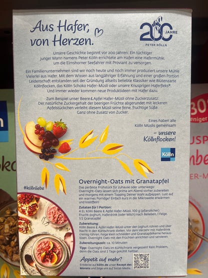 Kölln Knusper Musli - Berries Apple 500g