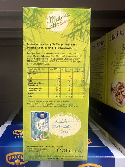 KRUGER Matcha Latte (Original) 10x25g