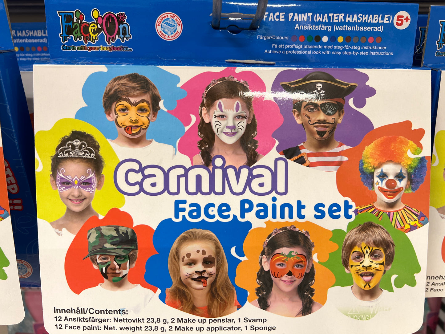 Carnival Face Paint Set