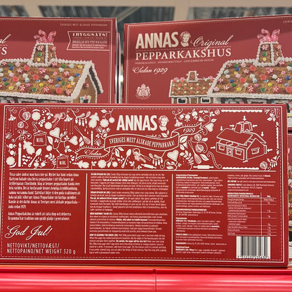 ANNAS Original Pepparkakor (Ginger Cinnamon) GingerBread House 320g