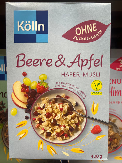 Kölln Knusper Musli - Berries Apple 500g