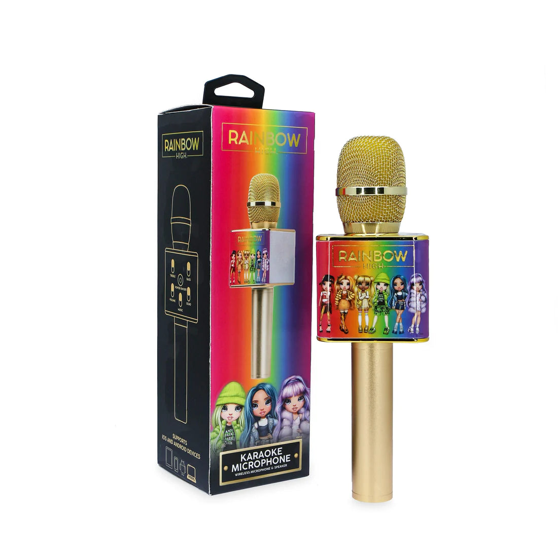 QTL Rainbow High Karaoke microphone with speaker