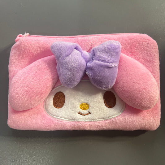 MyMelody Purple Ribbon Mini Rectangle Pouch (Licensed)