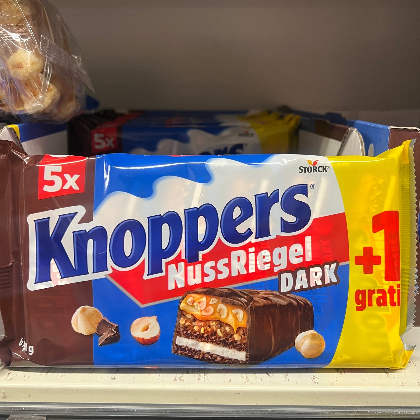 Knoppers Bar Dark Chocolate 5+1’s 200g