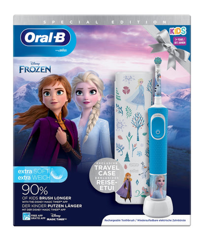 Oral-B Kids Electric Toothbrush (Extra soft) Frozen w/ Travel Case