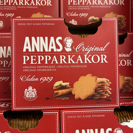 ANNAS Original Pepparkakor (Ginger Cinnamon) Box 300g