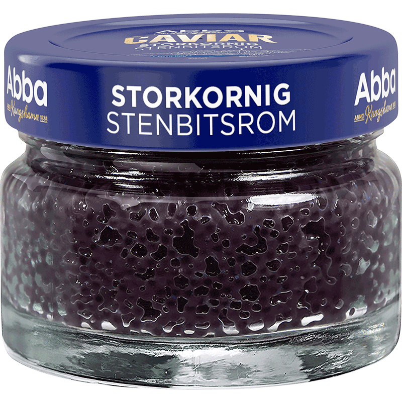 ABBA Caviar Stenbitsrom Black (Large grain) 80g