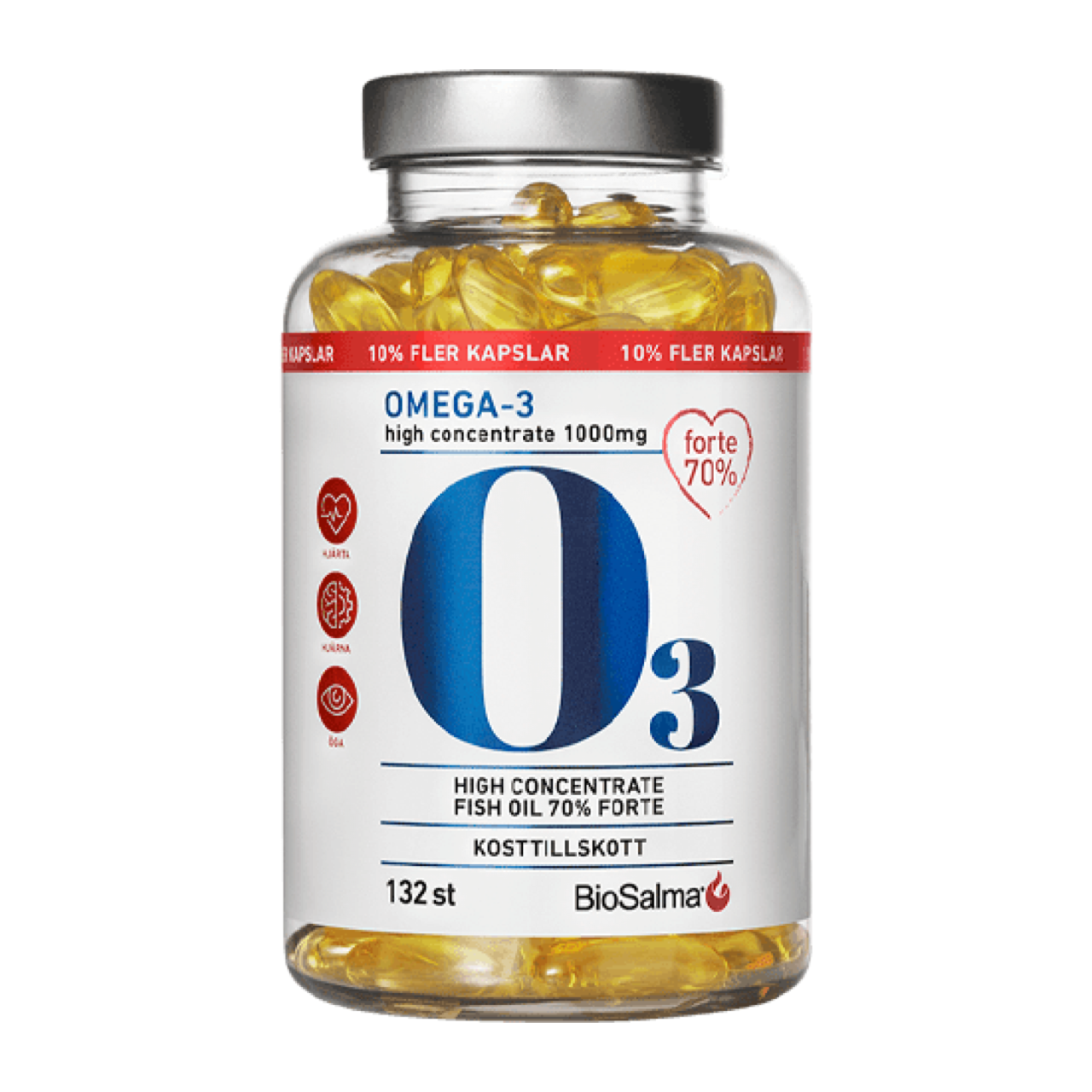 BioSalma Omega-3 High Concentrate Fish Oil 70% Forte 1000mg 120’s