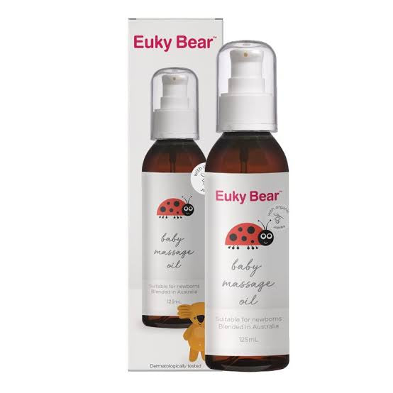 Euky Bear Baby Massage Oil 125ml