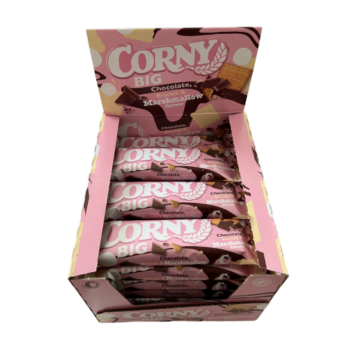 Corny BIG Muesli Bar Chocolate, Biscuit, Marshmallow 4x40g