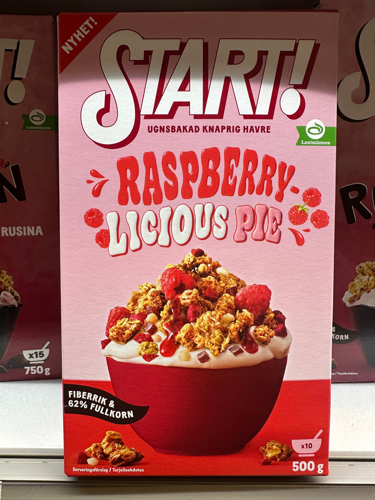 Start Raspberry START Raspberry Licious Pie Crunchy Granola 500g – EU Shopping Experience