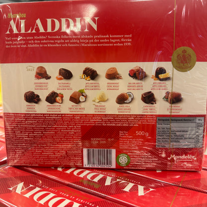 Marabou Premium ALADDIN Selected Pralines (Dark, Light & White) 500g