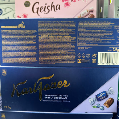 Fazer Chocolate Blueberry Truffle In Milk Chocolate 228g