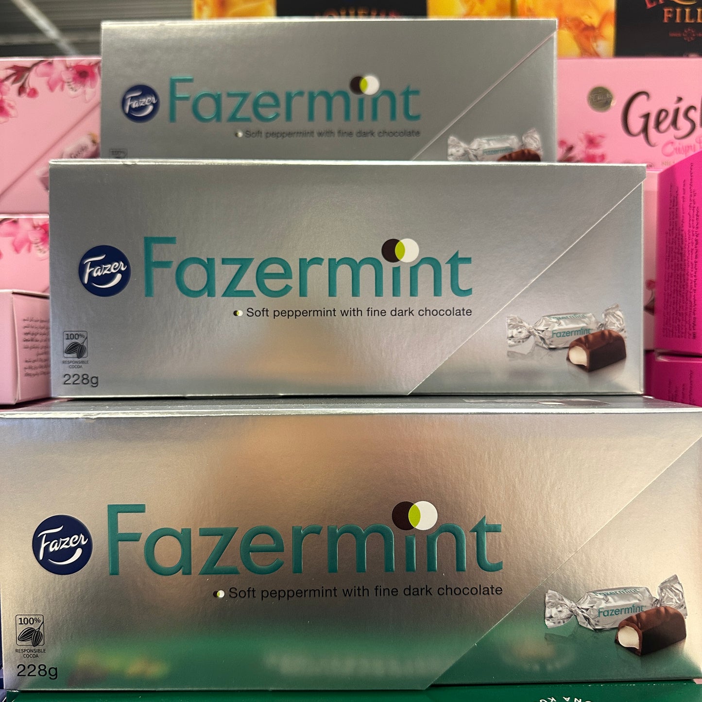 Fazer Fazermint Soft Peppermint w/ Fine Dark Chocolate 228g