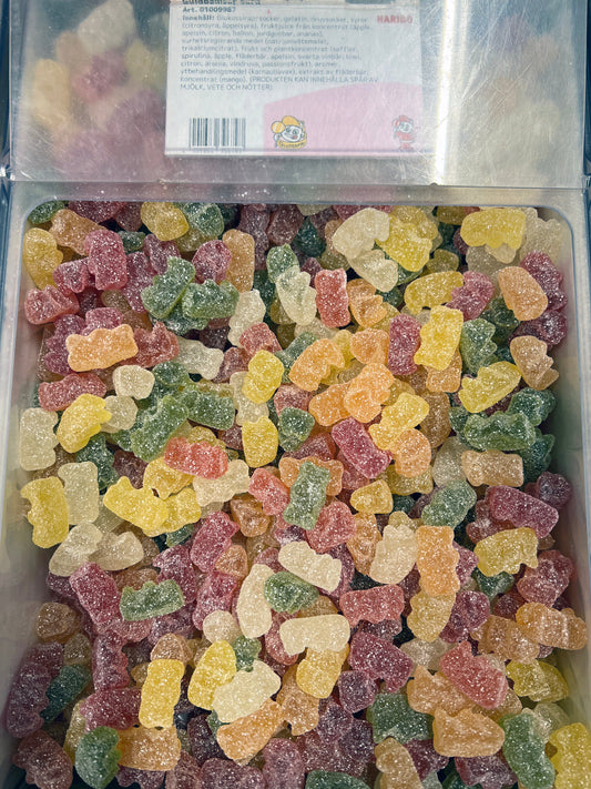 Swedish Godis Sour Haribo Bears 200g