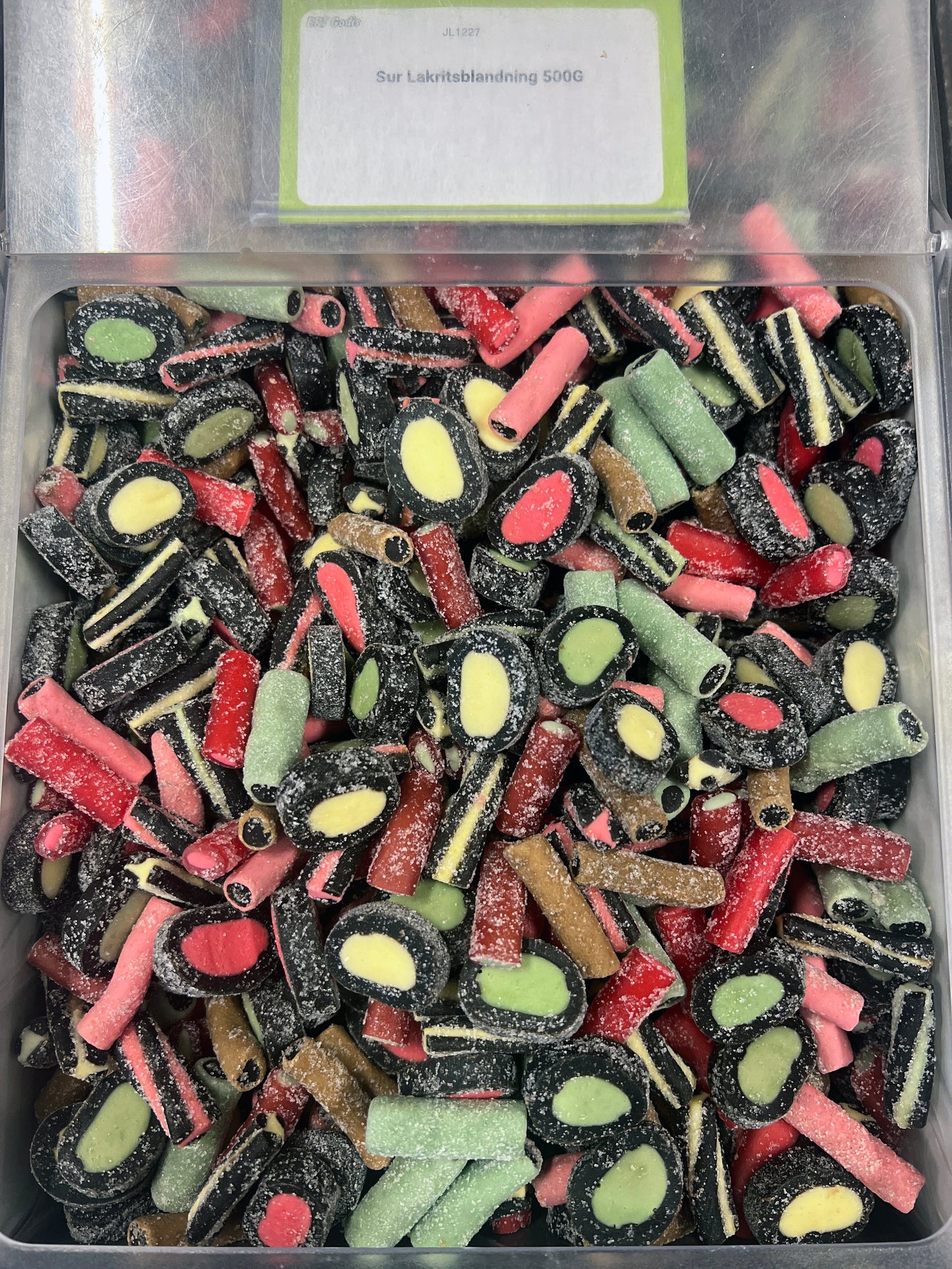 Swedish Godis Sour Liquorice 200g