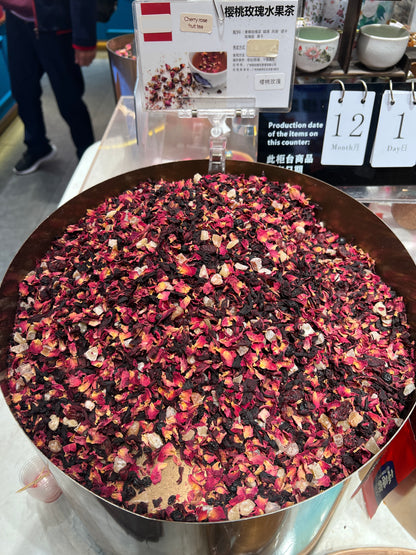 Flower Tea - Cherry Rose Fruit Tea (Pure Dried)