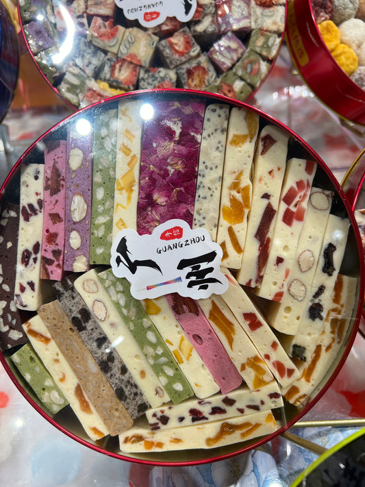 Nougat - Flat Assorted Nuts,Rose,Fruits (Hand Made)