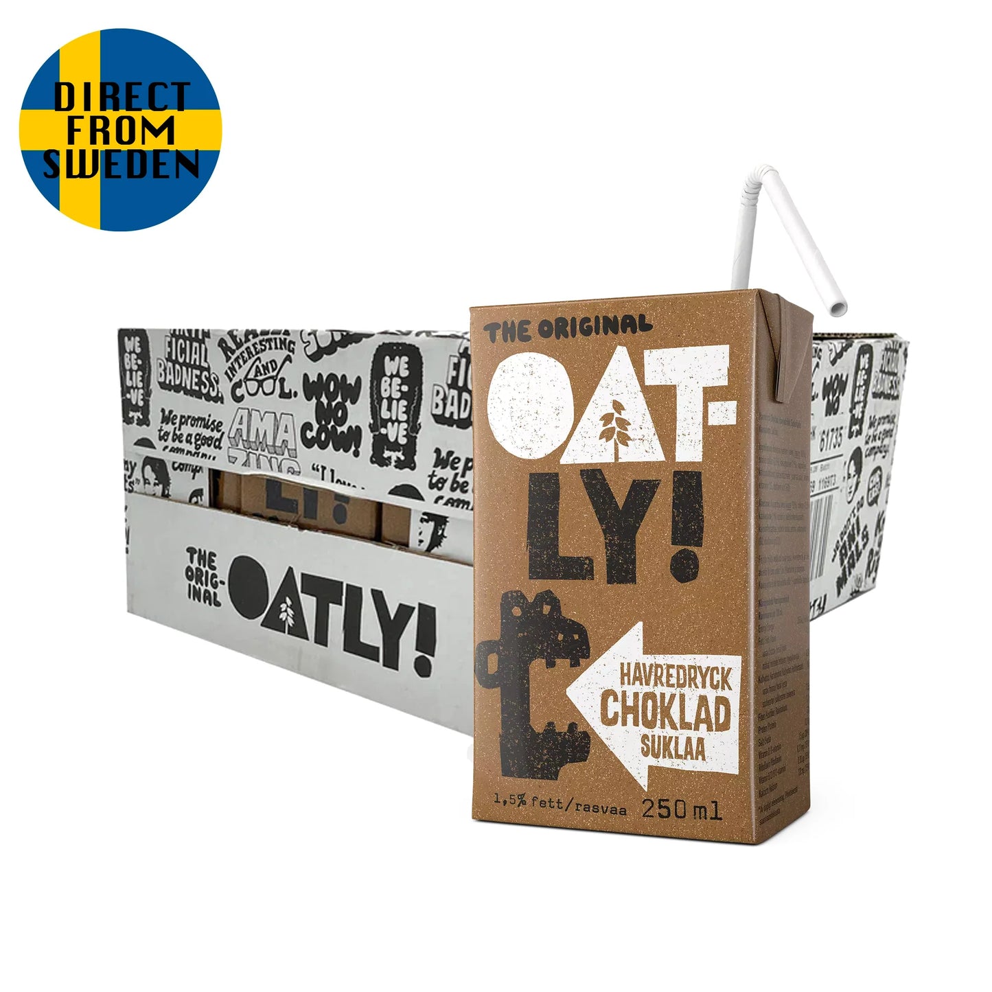 OATLY Oat Milk Chocolate 18 x 250ml (Exp: Late 12/2024)