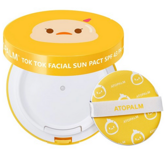 ATOPALM Tok Tok Facial Sun Pact SPF43 PA+++