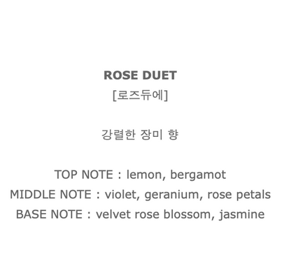 BlossombyH ROSE DUET Solid Perfume 15g