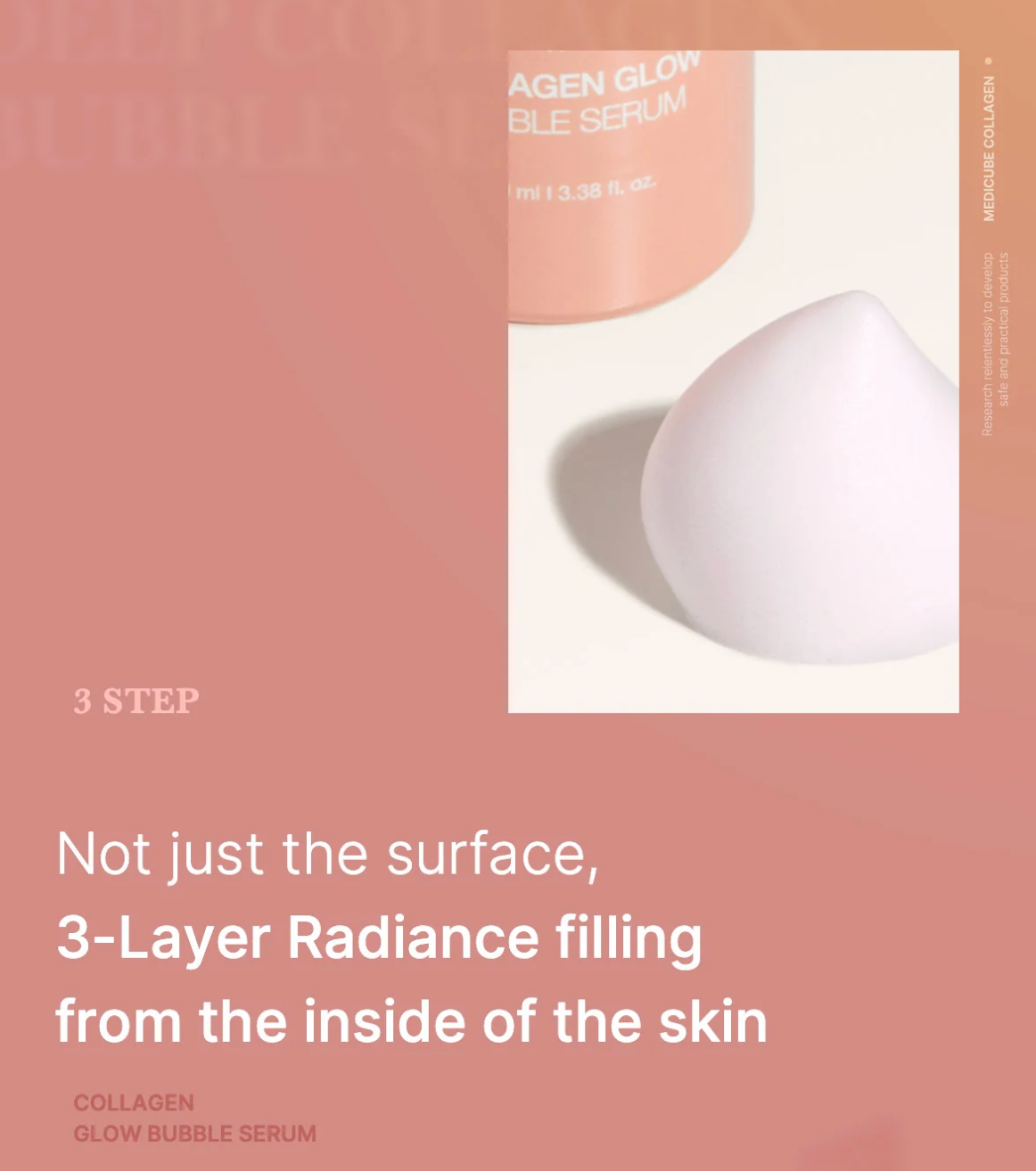 MEDICUBE Collagen Glow Bubble Serum