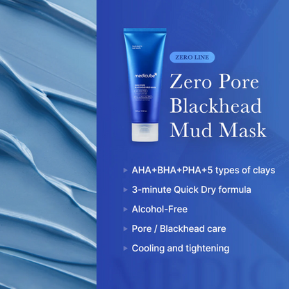 MEDICUBE ZERO Pore Blackhead Mud Mask 100g