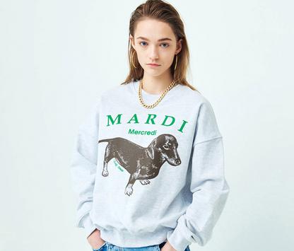 MARDI MERCREDI - SWEATSHIRT DDANJI - HEATHER