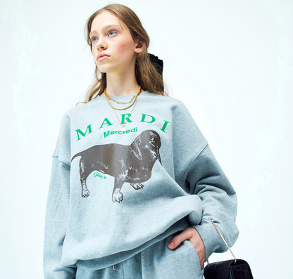 MARDI MERCREDI - SWEATSHIRT DDANJI - GREY