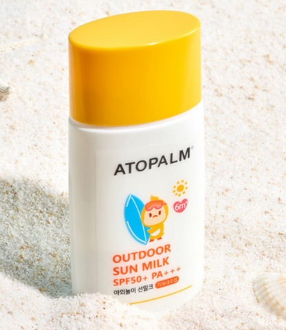 ATOPALM Outdoor Sun Milk 55g SPF50+ PA+++ (Free Atopalm Pure Cleansing Pad 30pads 62g)