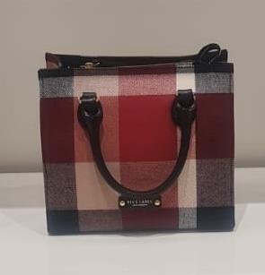 Burberry Blue Label Hand Bag Square Red (PU Leather) (Copy)