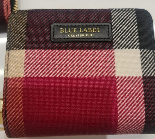 Burberry Blue Label Short Wallet Red