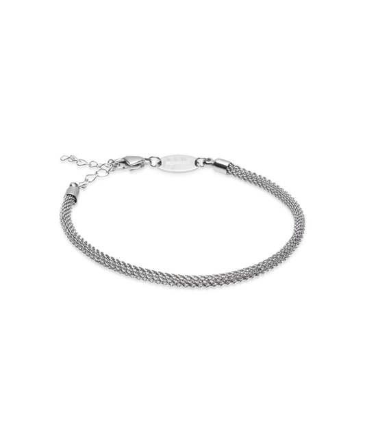 High Quality Stainless (316L) Round Mesh Bracelet 15.5-19cm