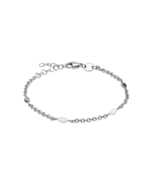 High Quality Stainless (316L) Oval Bracelet 15.5-19cm