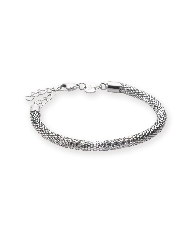 High Quality Stainless (316L) Grand Round Mesh Bracelet 15.5-19cm