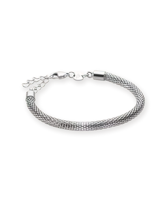 High Quality Stainless (316L) Grand Round Mesh Bracelet 15.5-19cm