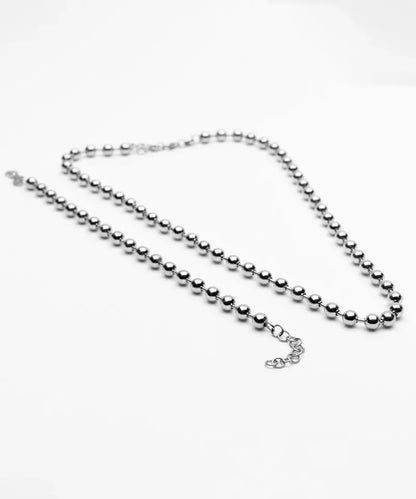 High Quality Stainless (316L) Globe Link Necklace 48-52cm