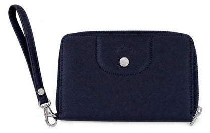 Longchamp Le Pliage Cuir Compact Zip Wristlet Wallet