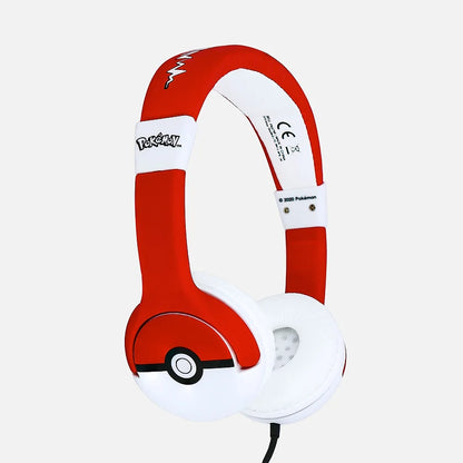 QTL Pokemon Kids (Red) Headphones