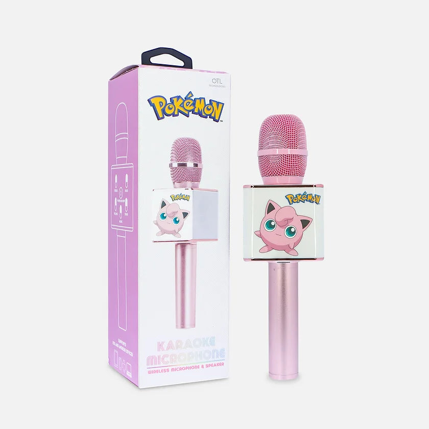 QTL Pokémon Jigglypuff Karaoke microphone with speaker